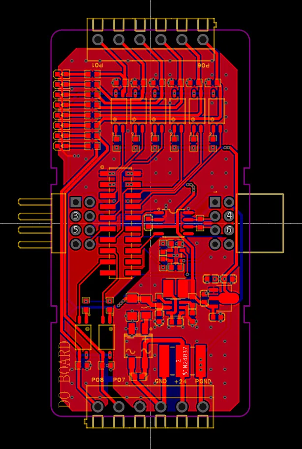 数字量输出板 PCB Layout